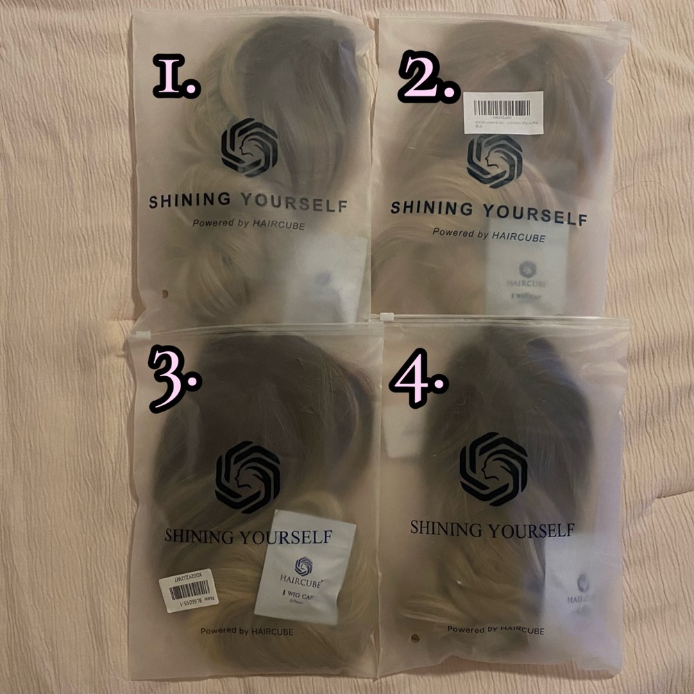 4 “Shining Yourself” Wig & Wig Caps